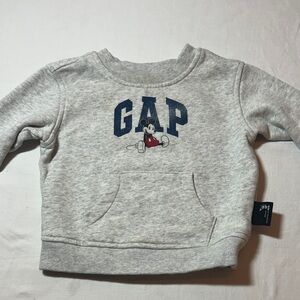 GAP X Disney - Light Gray Sweatshirt with Mickey Mouse